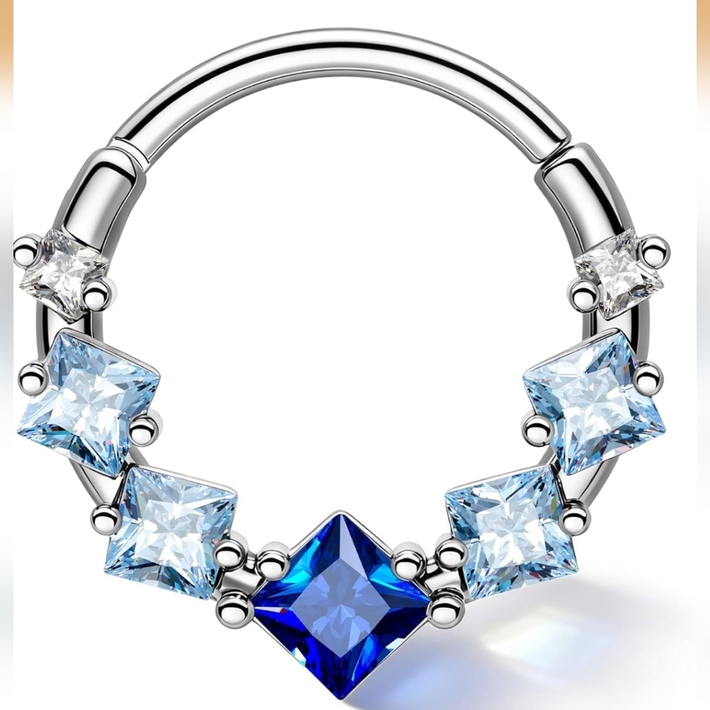Daith earring, helix, Or rook earrings** offering multiple styling**